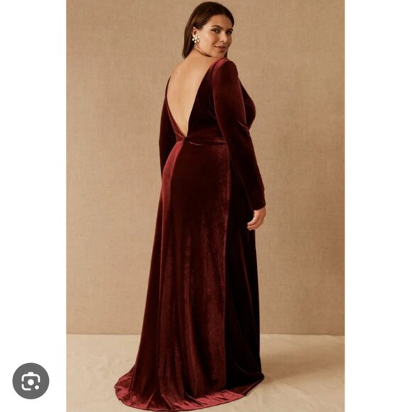 Jenny Yoo Ryland Velvet Dress - Picture 4 of 4